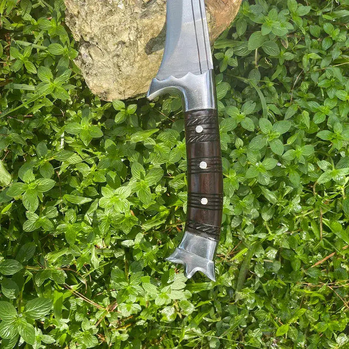 Long Slim Kukri Machete | Carbon Steel Survival Knife 24.5 Inch Blade